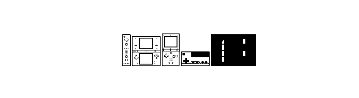 Nintendo Dingbats NBP Regular  Free Fonts Download