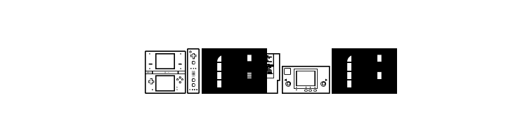 Nintendo Dingbats NBP Regular  Free Fonts Download
