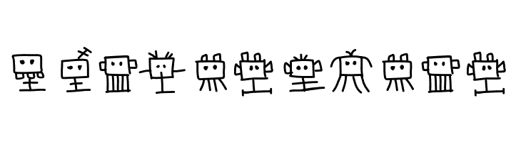 Aka-Acid-Bots  Free Fonts Download