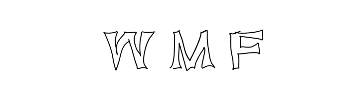 AC-Hollow_unicode  Free Fonts Download