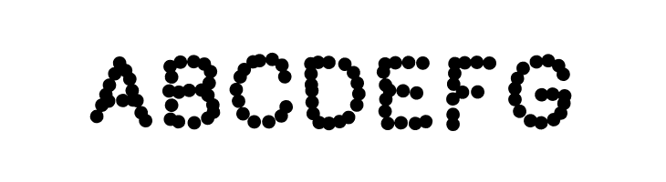 Aka-AcidGR-Dotted  Free Fonts Download