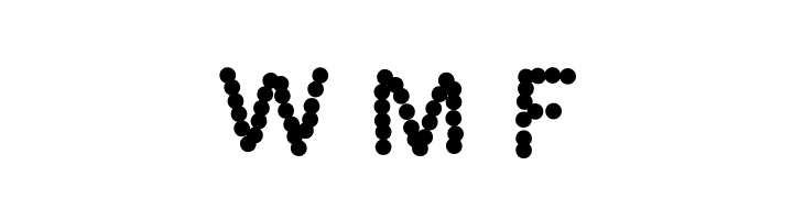 Aka-AcidGR-Dotted  Free Fonts Download