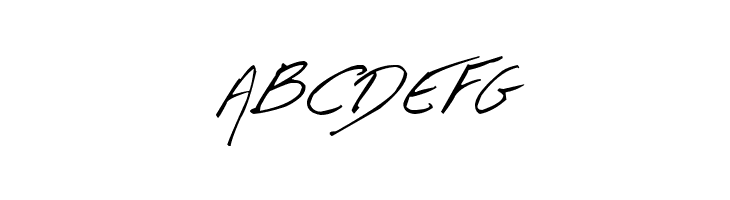 ABCDEFG Aka-AcidGR-Fifindrel Font