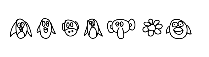 Aka-Acid-Animaux  Free Fonts Download