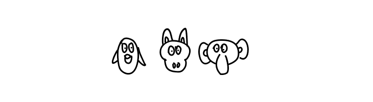 Aka-Acid-Animaux  Free Fonts Download
