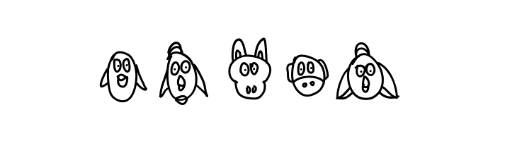 Aka-Acid-Animaux  Free Fonts Download