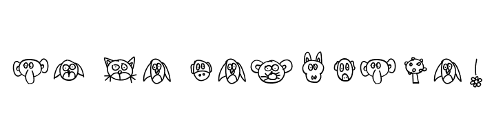 Aka-Acid-Animaux  Free Fonts Download