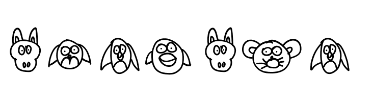 Aka-Acid-Animaux  Free Fonts Download