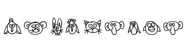 Aka-Acid-Animaux  Free Fonts Download