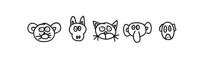 Aka-Acid-Animaux  Free Fonts Download