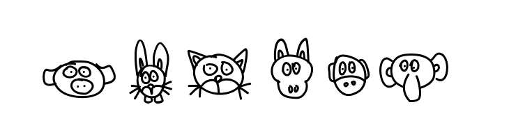 Aka-Acid-Animaux  Free Fonts Download