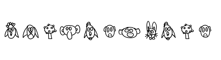 Aka-Acid-Animaux  Free Fonts Download