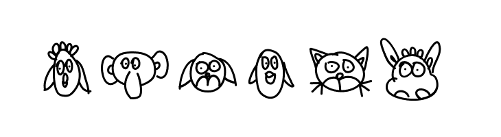 Aka-Acid-Animaux  Free Fonts Download