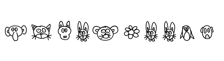 Aka-Acid-Animaux  Free Fonts Download
