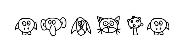 Aka-Acid-Animaux  Free Fonts Download