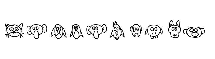 Aka-Acid-Animaux  Free Fonts Download