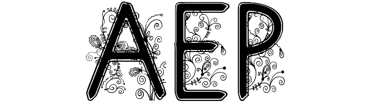floral flower  Free Fonts Download
