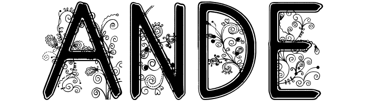 floral flower  Free Fonts Download