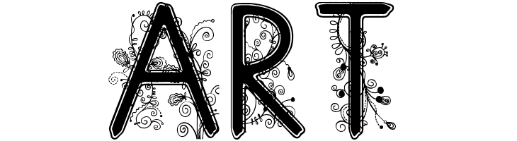 floral flower  Free Fonts Download