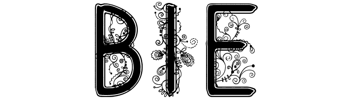 floral flower  Free Fonts Download