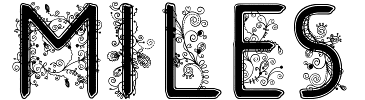 floral flower  Free Fonts Download