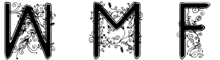 floral flower  Free Fonts Download