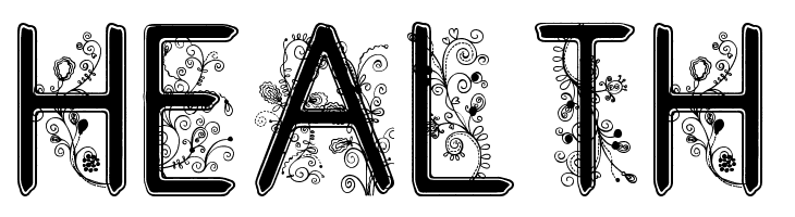 floral flower  Free Fonts Download