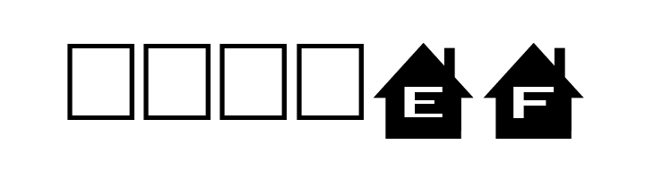 AlphaShapes houses  Free Fonts Download