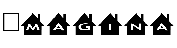 AlphaShapes houses  Free Fonts Download