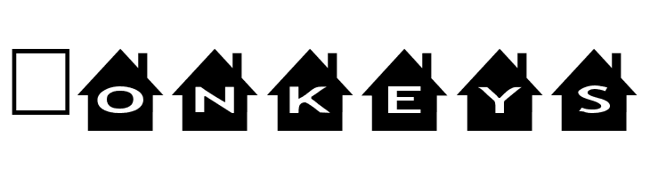 AlphaShapes houses  Free Fonts Download
