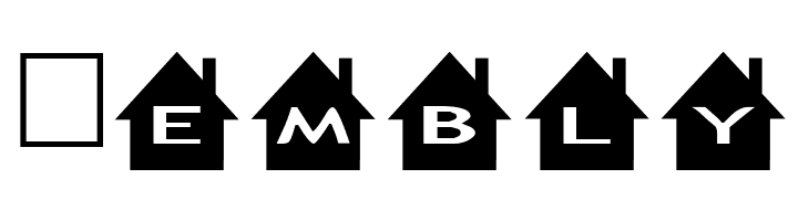 AlphaShapes houses  Free Fonts Download