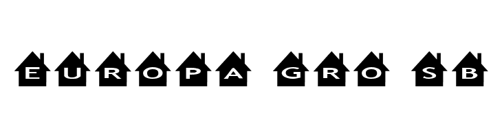AlphaShapes houses  Free Fonts Download