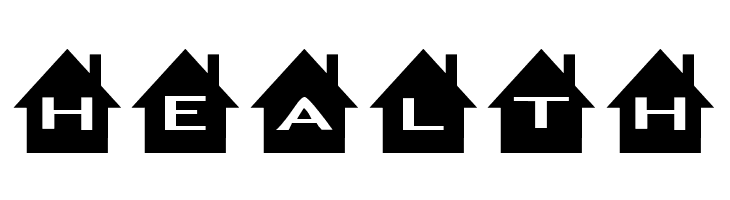 AlphaShapes houses  Free Fonts Download