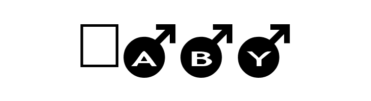 AlphaShapes male  Free Fonts Download