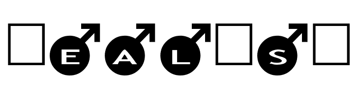 AlphaShapes male  Free Fonts Download