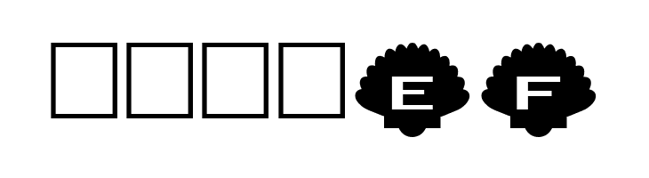 AlphaShapes shells  Free Fonts Download