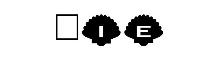 AlphaShapes shells  Free Fonts Download