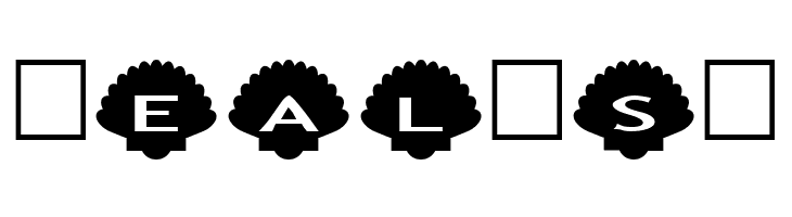 AlphaShapes shells  Free Fonts Download