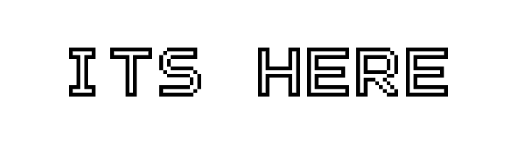Outline Pixel-7  Free Fonts Download