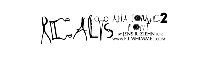 Anatomie 2  Free Fonts Download