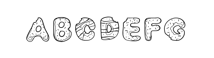 PWYummyDonuts  Free Fonts Download