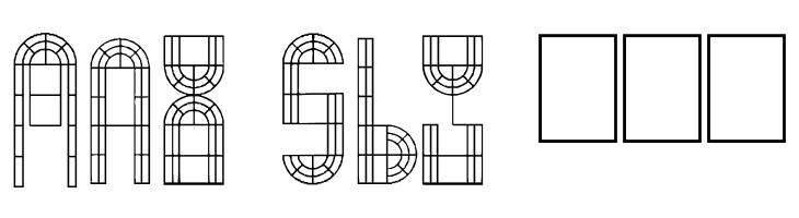 Arch Window  Free Fonts Download