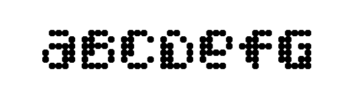 Pixcel DotMatrix  Free Fonts Download