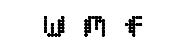 Pixcel DotMatrix  Free Fonts Download
