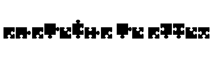jigsaw pieces tfb  Free Fonts Download