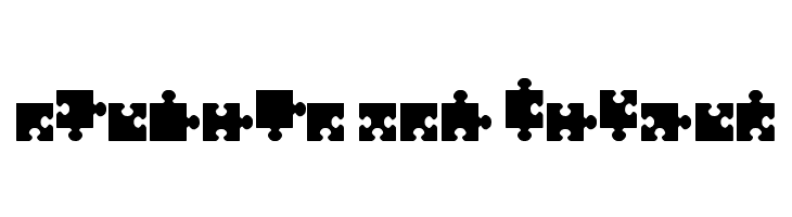 jigsaw pieces tfb  Free Fonts Download