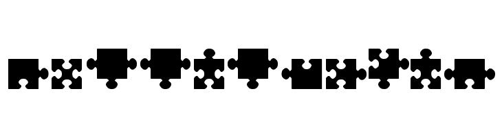 jigsaw pieces tfb  Free Fonts Download