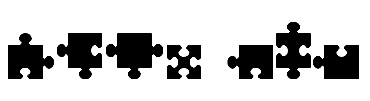 jigsaw pieces tfb  Free Fonts Download