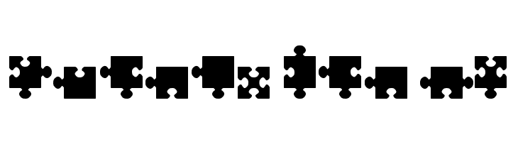 jigsaw pieces tfb  Free Fonts Download