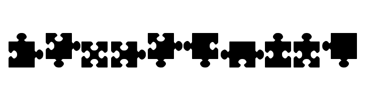 jigsaw pieces tfb  Free Fonts Download